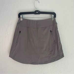 LouKieth Gray Mini Skater Skirt for Athletic Wear